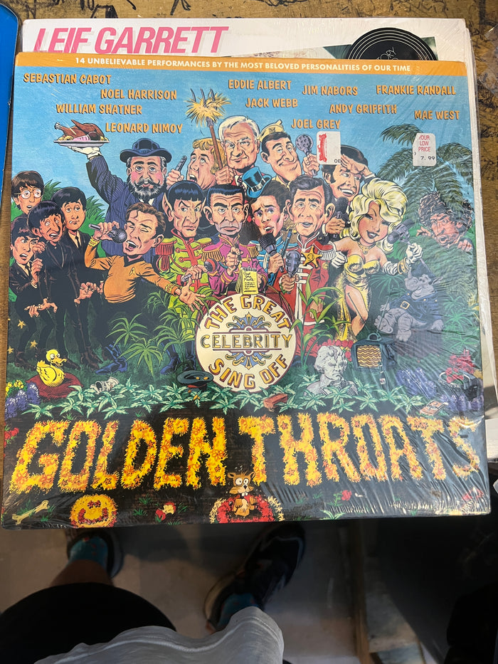 Golden Throats : The Great Celebrity Sing Off LP 1988
