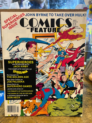 Comics Feature Magazine Interviews #34 Jack Kirby Interview
