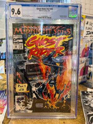 Ghost Rider V2 #28 CGC 9.6 First Appearance of the Midnight Sons / Lilith