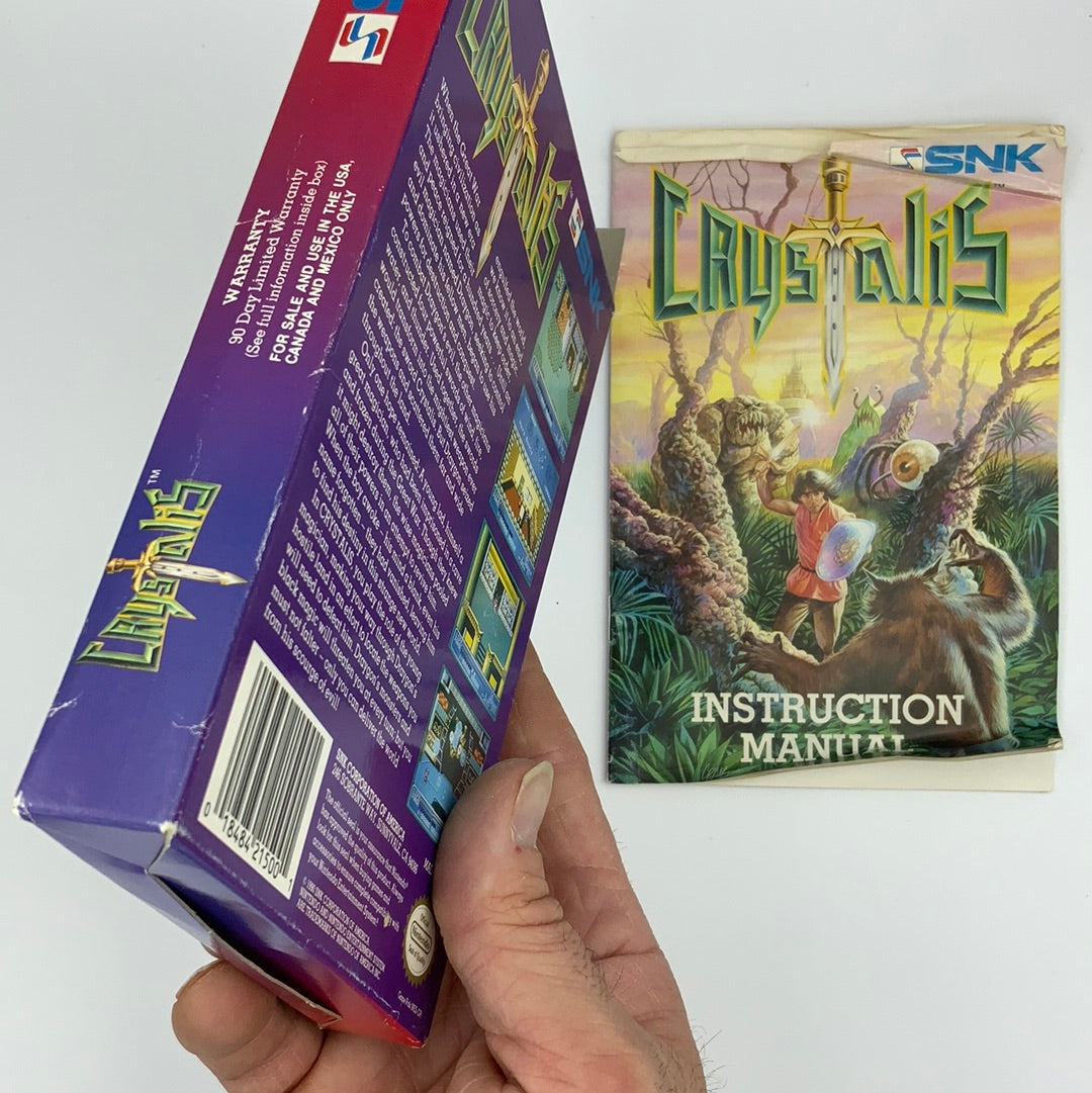 Crystalis NES Tested Complete in Box