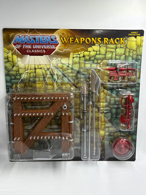 Masters of the Universe MOTU Classics: Weapons Rack (MIB) W/ Mailer