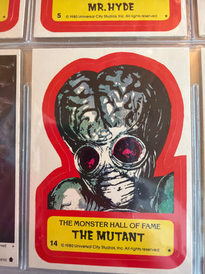 Creature Feature (1980 Topps Trading Card Series) STICKER #14