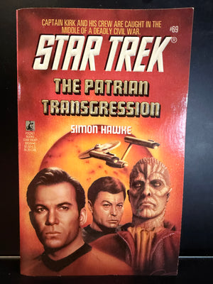Star Trek : The Patrian Transgression Paperback Novel by Simon Hawke