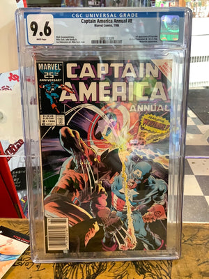 Captain America Annual #8 9.6 CGC Newsstand Edition