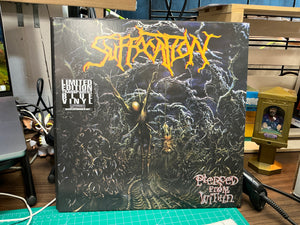 Suffocation : Pierced From Within LP (LTD Ed Transparent Blue Vinyl) Used Mint