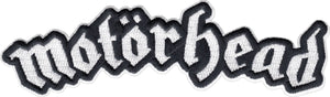 Patch: Motorhead - Black And White Logo (5" x 1.5)