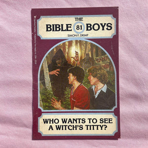 Who Wants to See a Witch's Titty Postcard