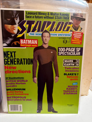 Starlog #147 Data TNG Cover