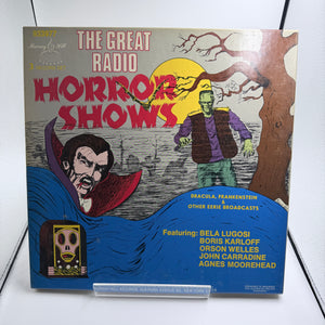 The Great Radio Horror Shows : Murry Hill Records 3 Record Set NM/NM