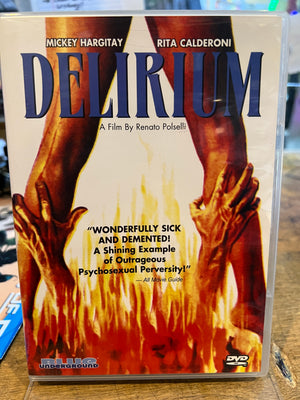 Delirium : Blue Underground Mickey Hargitay Movie (Used) DVD