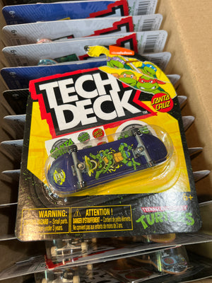 Tech Deck : Teenage Mutant Ninja Turtles X Santa Cruz (Donnie & Leo) Fingerboard