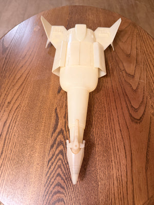 AMT : Glow in the Dark Interplanetary UFO Mystery Ship Unbroken missing landing & mini ship 1976