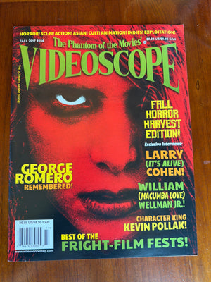 Phantom of the Movies : Videoscope #104 George Romero / Larry Cohen / William Wellman Jr.