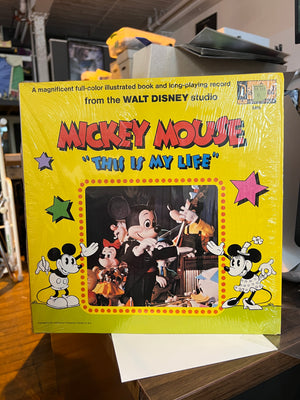 Mickey Mouse: "This is My Life" LP OST W/ Illustrated Book Original Pressing 1971