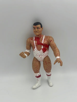 Legends of Wrestling Wahoo McDaniel 1999 Action Figure Series 2 Bloody Variant
