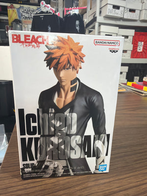 BLEACH Ichigo Kurosaki Solid and Souls Figure Banpresto MISB