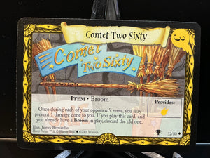 Harry Potter TCG Trading Card Game (2001) : Comet Two Sixty (Non-Holo) 22/80