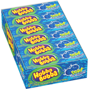 Hubba Bubba Sour Blue Raspberry Bubble Gum
