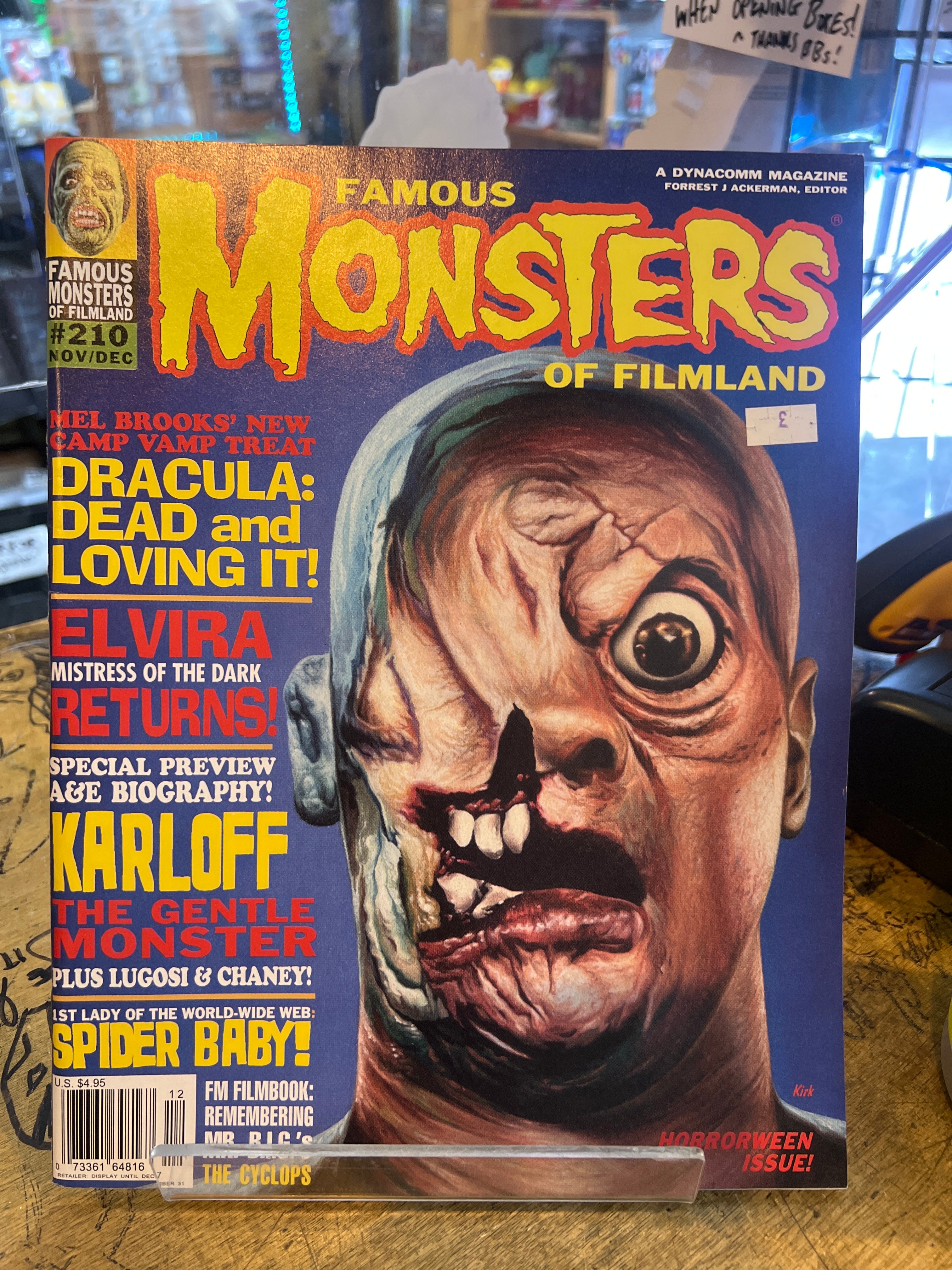 FAMOUS MONSTERS OF FILMLAND #210 – Fun Box Monster Emporium