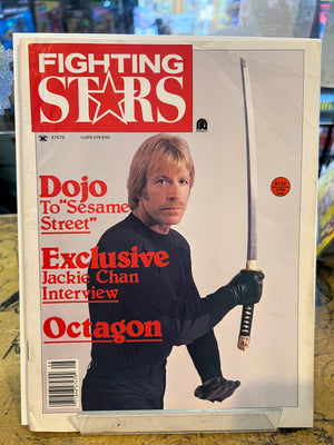 Fighting Stars : August 1980 Chuck Norris - The Octagon Cover