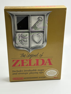 Nintendo NES : Legend of Zelda (No Cartridge) Box & Inserts Only REV-A Variant
