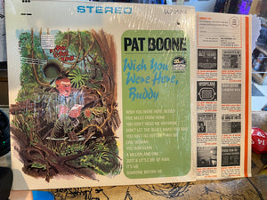 Pat Boone : Wish You Were Here, Buddy LP EX/EX (W/ Cutout Punch)