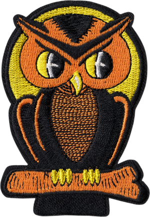 Patch: Owl - In Front Of Moon (2.25" x 3.25")