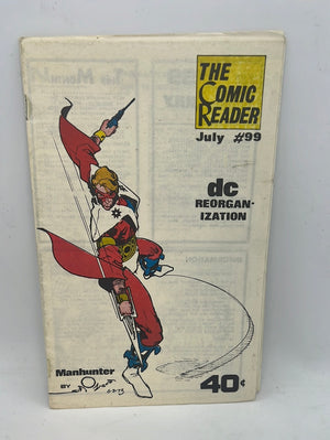 The Comic Reader #99 (July of 1973) Simonson Manhunter Cover