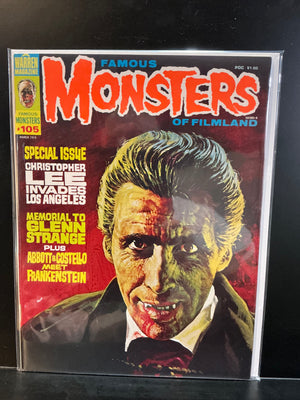 Famous Monsters #105 Christopher Lee Dracula Cover