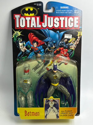 Kenner - DC Total Justice Figure : Batman With Flight Armor & Glider Cape
