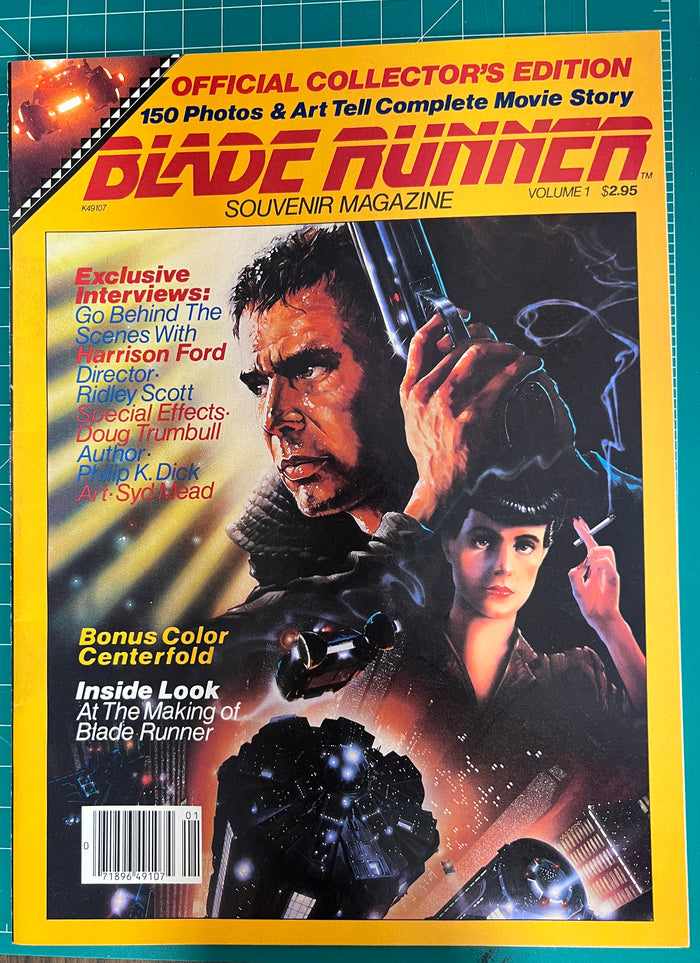 Blade Runner Souvenir Magazine #1 (1982 First Printing Ira Friedman)