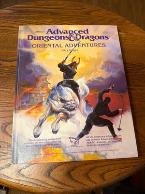 Advanced Dungeons & Dragons : Oriental Adventures HC 1985