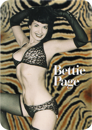 Sticker: Bettie Page - Bikini (2.625" x 3.75")