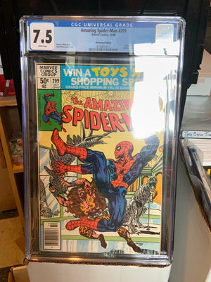 Amazing Spider-Man #209 7.5 CGC 1st Calypso