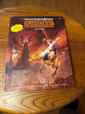 Advanced Dungeons & Dragons : Greyhawk adventures HC 1988