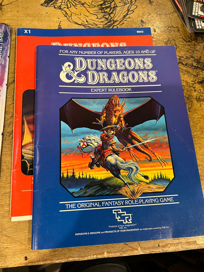 Advanced Dungeons & Dragons : Isle of Dread 9043 & Expert Rulebook