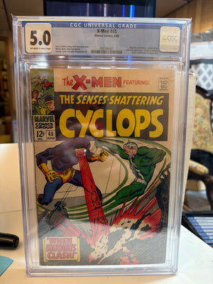 X-Men #45 CGC 5.0 Off-White to White Pages