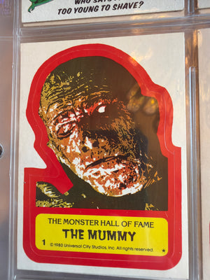 Creature Feature (1980 Topps Trading Card Series) STICKER #1