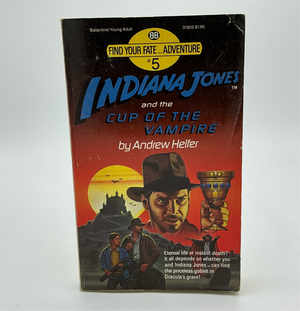 Indiana Jones Find Your Fate #5 : Cup of the Vampire Vintage Paperback