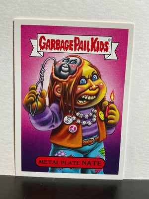 Garbage Pail Kids : Revenge of the Horror-ible (2019 Series) - Slasher Film Sticker 4b Metal Plate Nate