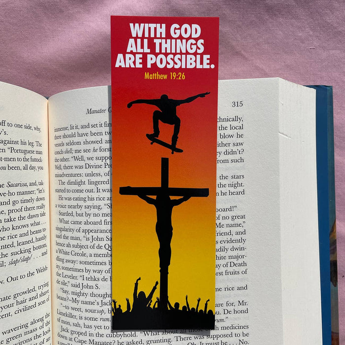 With God All Things Are Possible Bookmark