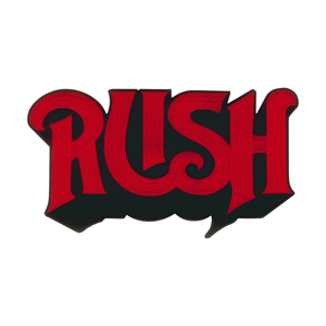 Patch (Back Patch): Rush - Logo (10.63" x 6" Wide Back Patch)