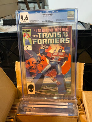 Transformers #1 1st Printing First Comic Appearance! 9.6 CGC