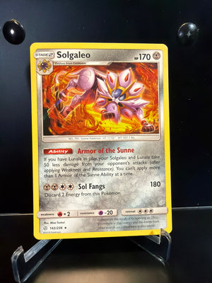 Pokemon: Sun & Moon - Cosmic Eclipse - Solgaleo Holofoil