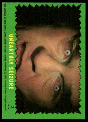 1979 Topps The Incredible Hulk #3 Unearthly Seizure