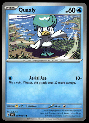 Pokemon: SV08: Surging Sparks #050/191 Quaxly