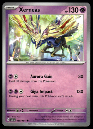 Pokemon: SV08: Surging Sparks #088/191 Xerneas
