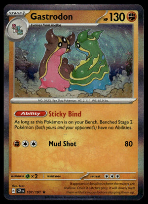 Pokemon: SV08: Surging Sparks #107/191 Gastrodon