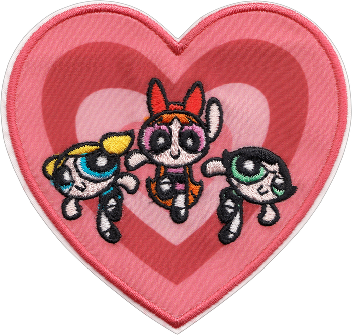 Patch: Powerpuff Girls - Trio In Heart (3.38")