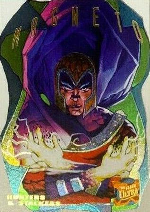 1995 Fleer Ultra X-Men :  Hunters & Stalkers Rainbow Foil Chase #8/9 Magneto